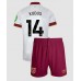 West Ham United Mohammed Kudus #14 Tredjedraktsett Barn 2024-25 Korte ermer (+ Korte bukser)